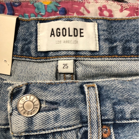AGOLDE Size 25 Organic Denim / button up. - Picture 3 of 8
